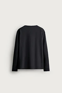 BOAT NECK REGULAR FIT T-SHIRT