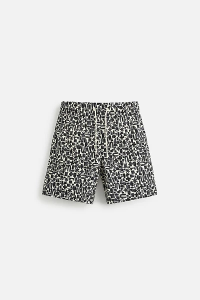 GEOMETRIC PRINT LONG SWIMSUIT