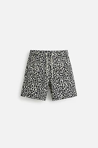 GEOMETRIC PRINT LONG SWIMSUIT