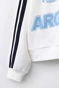 SWEAT À CAPUCHE IMPRIMÉ ARGENTINE