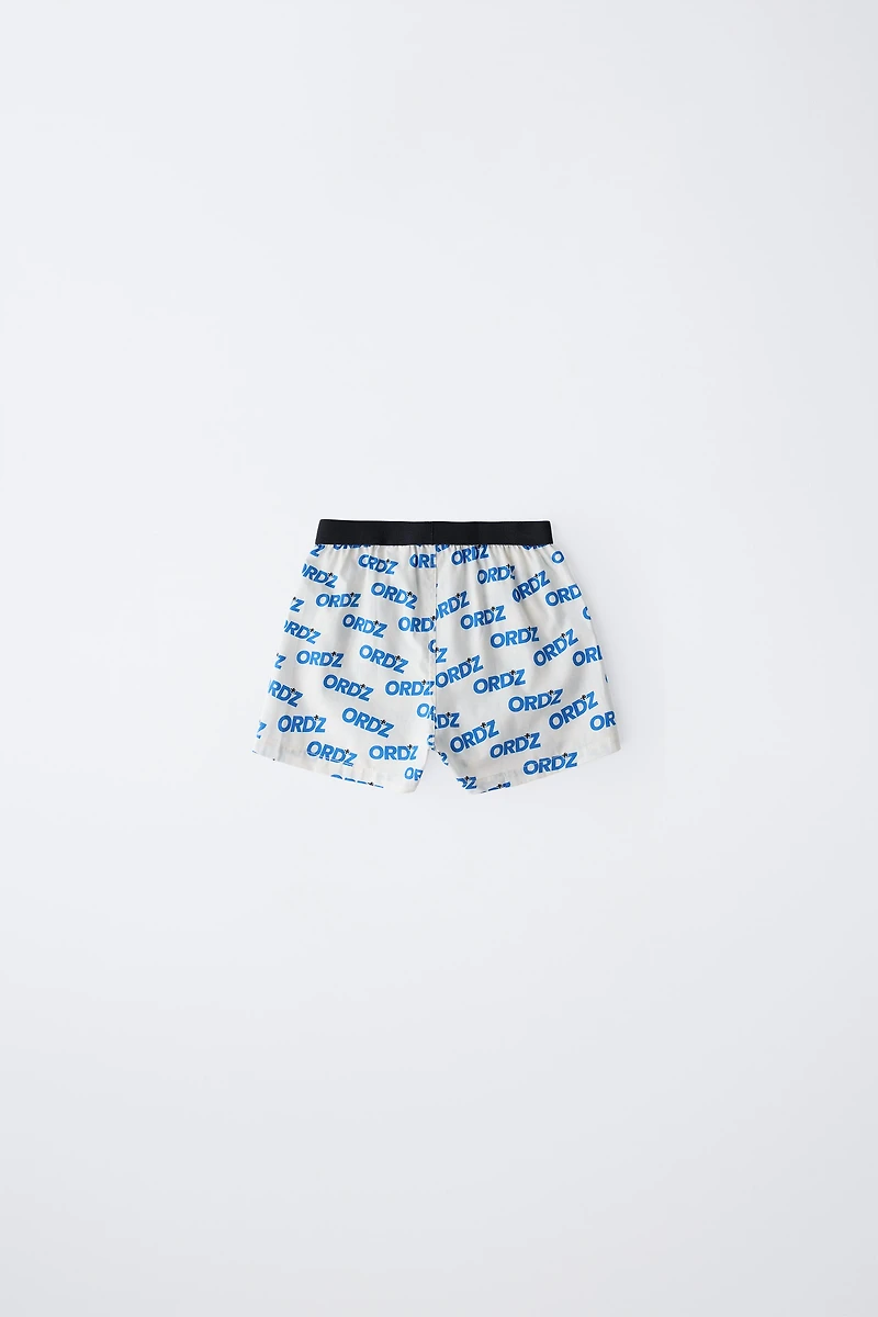 AGES 8-14 / TWO-PACK OF SKATE POPLIN BOXERS