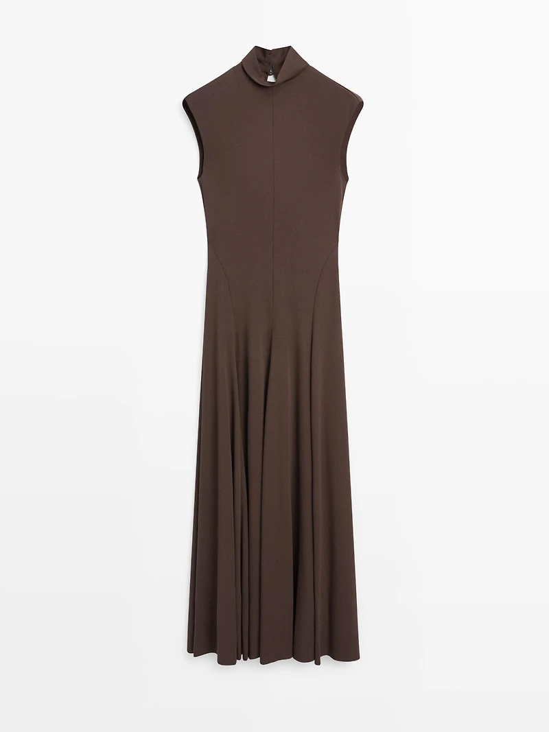 Robe longue à col montant - STUDIO