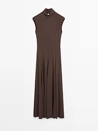 Robe longue à col montant - STUDIO