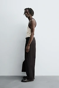 CONTRAST RIB TANK TOP