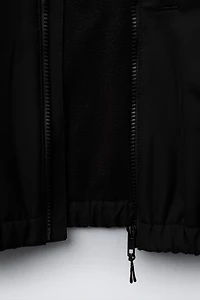 WATER REPELLENT HOODIE TECHNICAL JACKET