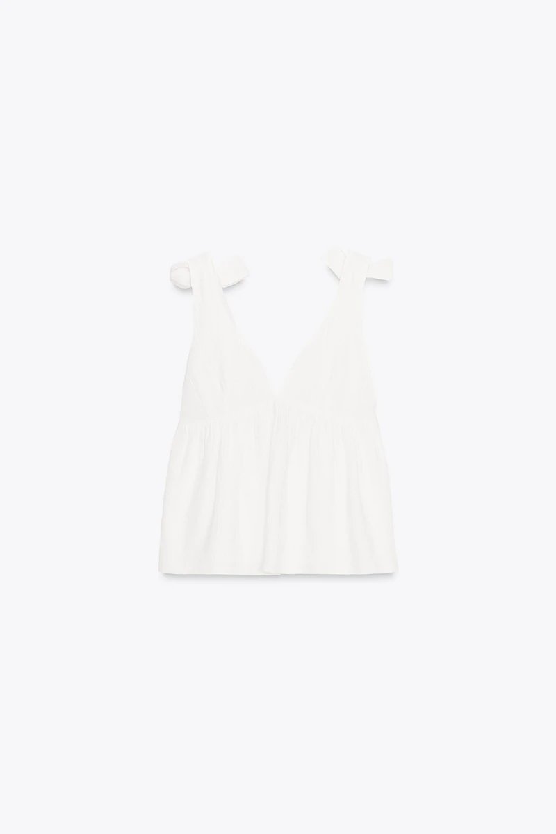 TOP À LACETS