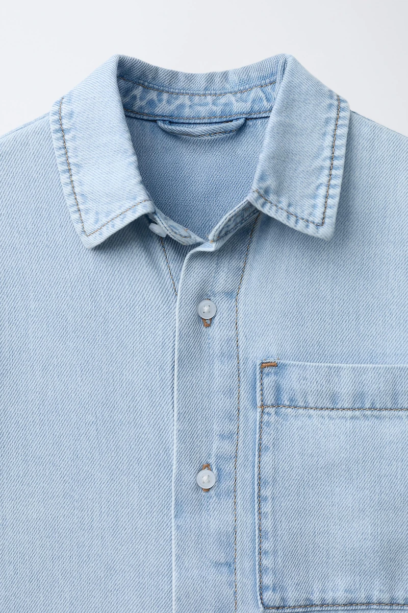 FLUID DENIM SHIRT