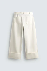 PANTALON RELAXED FIT AVEC CEINTURE
