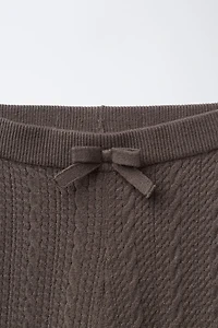 LEGGING EN MAILLE À TORSADES