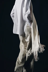 CHEMISE FOULARD À FRANGES ZW COLLECTION