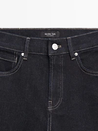 High waist bell bottom skinny jeans