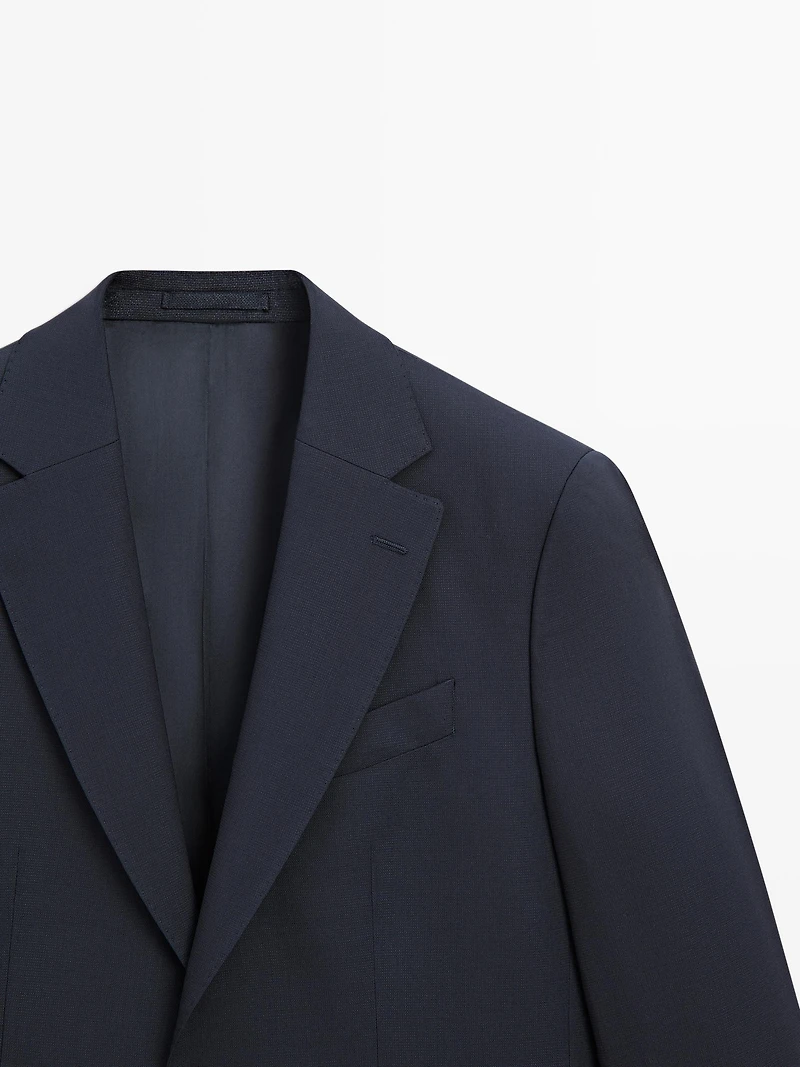 Veste de costume en laine froide