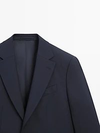 Veste de costume en laine froide