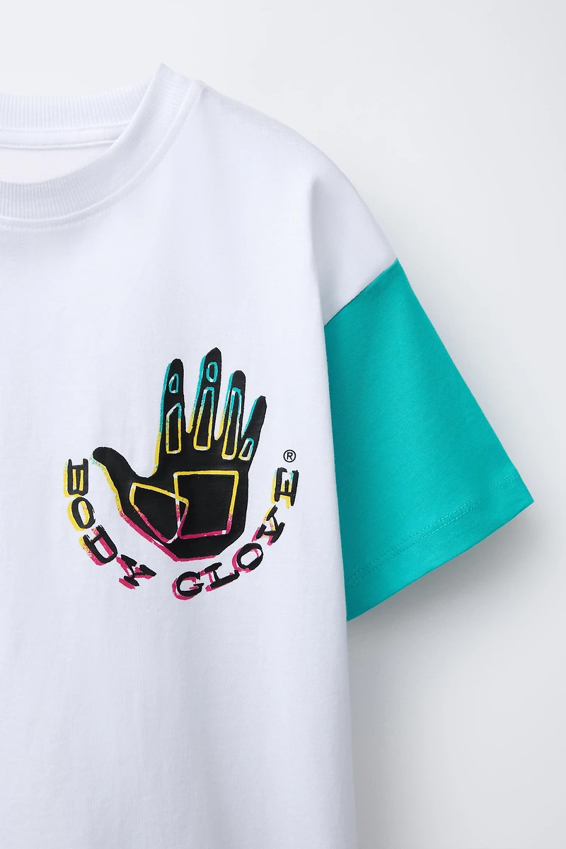 ZARA X BODY GLOVE ® CONTRAST SLEEVE T-SHIRT