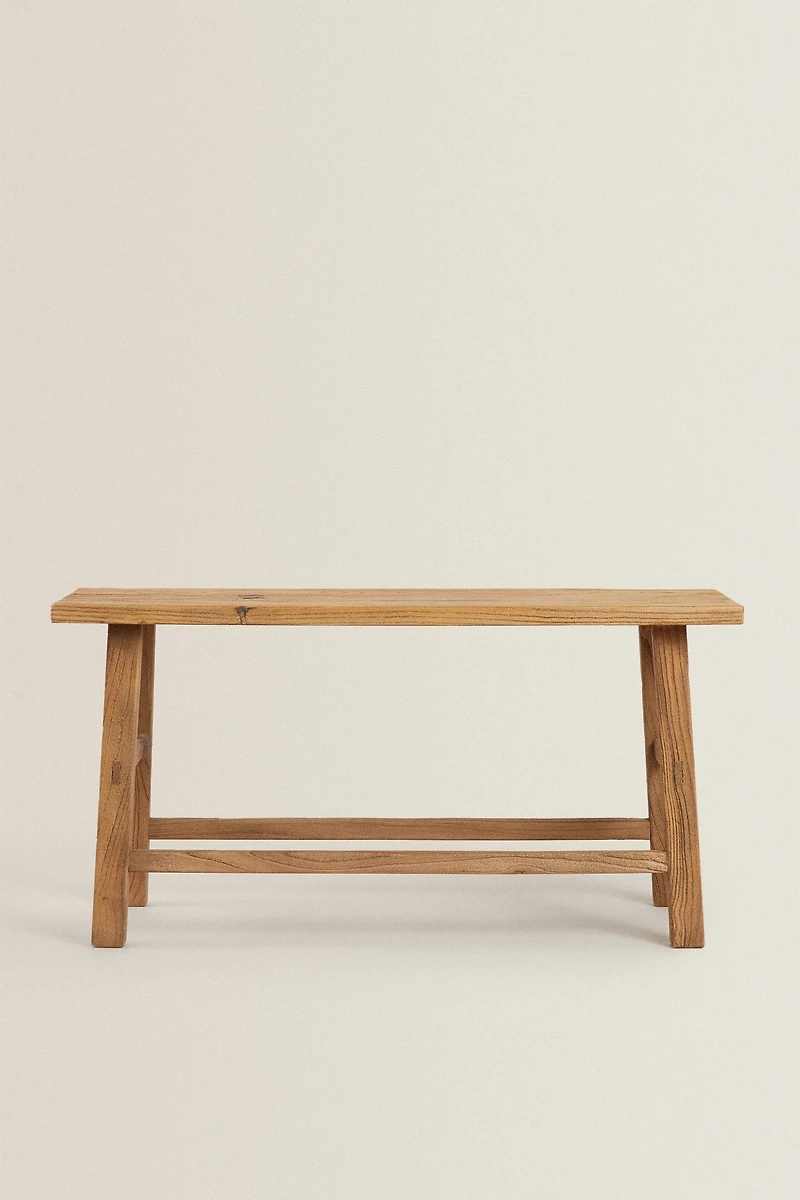 ELM WOOD BENCH