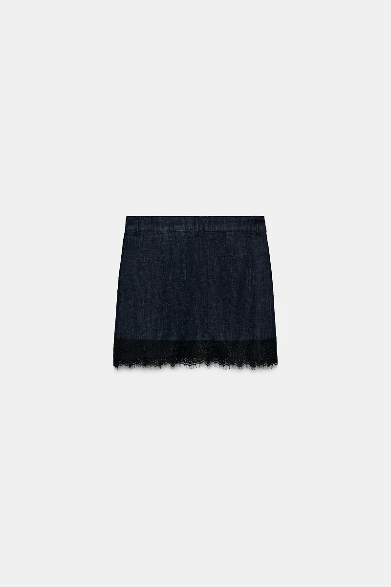 LACE TRIM SKORT