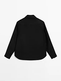 Flowing 100% linen shirt