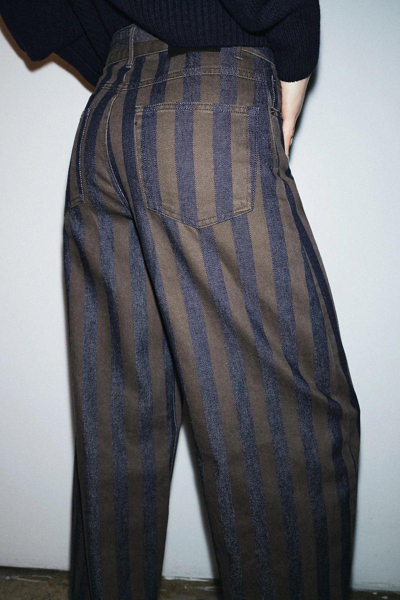 ZW COLLECTION MID-RISE BARREL LEG JEANS