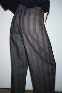 ZW COLLECTION MID-RISE BARREL LEG JEANS