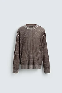 ABSTRACT JACQUARD JUMPER