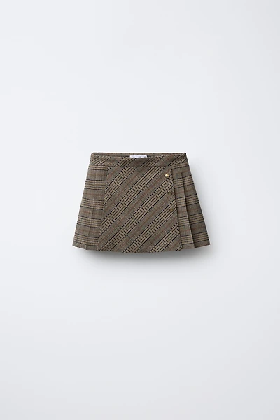 PLAID SKORT