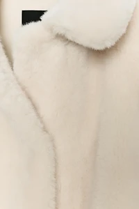 ZW COLLECTION FAUX FUR BELTED COAT