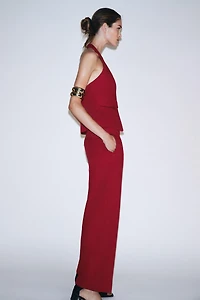 KNOTTED HALTER VEST