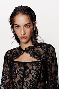 LACE CORSET TOP