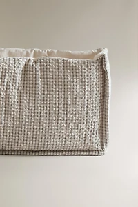 GINGHAM BABY CLOTHES ORGANIZER