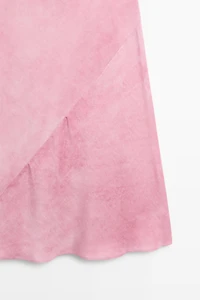 Draped flowing midi dress
