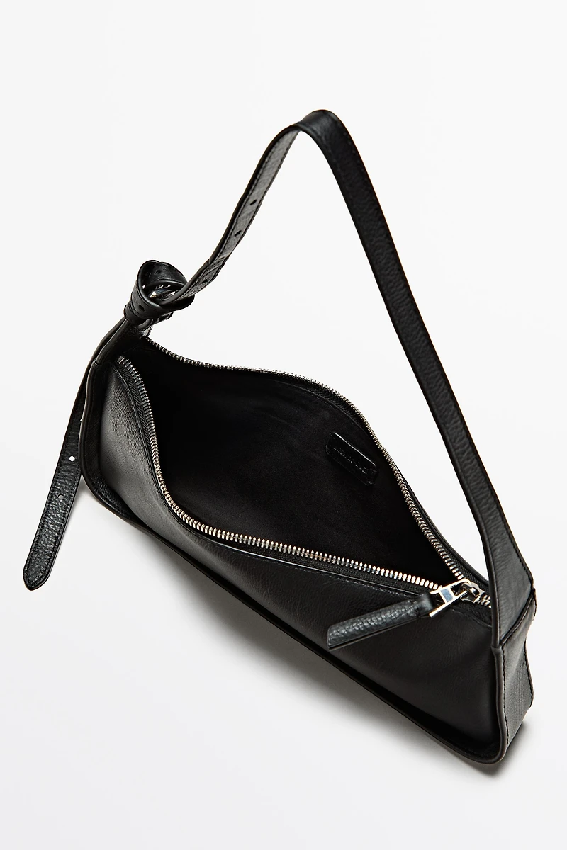 Mini leather shoulder bag