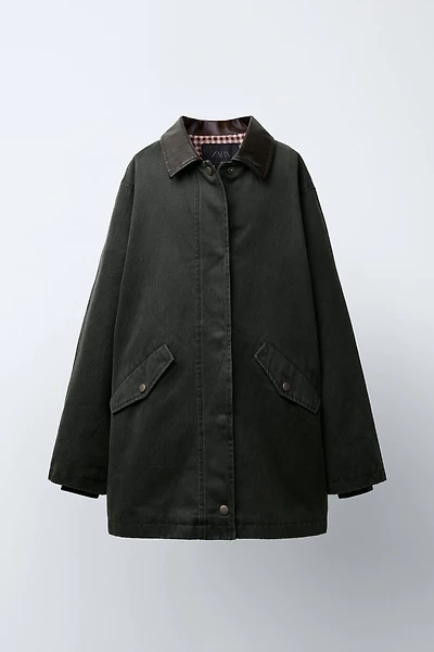 LONG WAXED JACKET