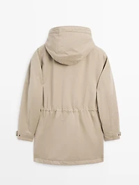 Parka tissu déperlant toucher pêche