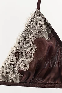 SILK LACE BRALETTE
