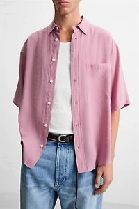 RELAXED FIT FLOWY SHIRT
