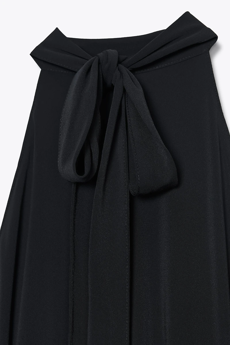 ROBE LONGUE HALTER DOS NU