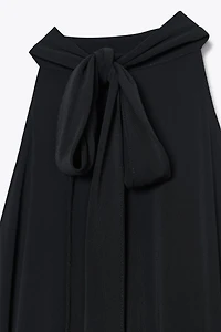 ROBE LONGUE HALTER DOS NU