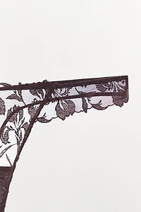 TANGA BRODERIES DENTELLE