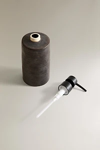 DISTRIBUTEUR SAVON CÉRAMIQUE NOIRE