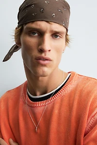 WASHED COTTON SWEATER