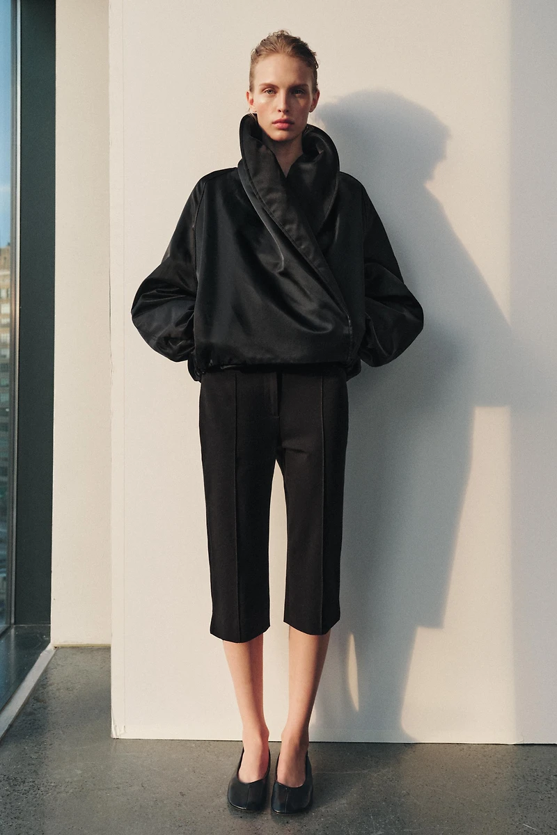ZW COLLECTION PADDED BOMBER JACKET