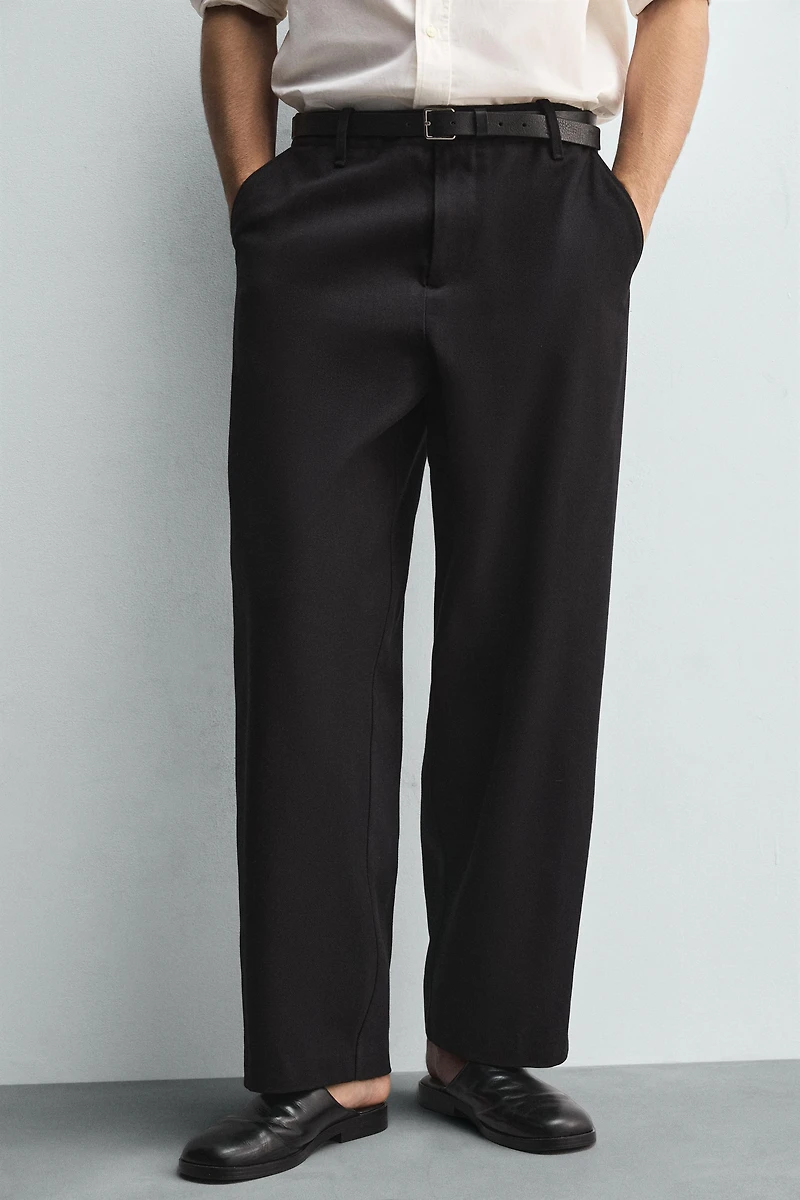 LYOCELL - COTTON BALLOON FIT PANTS