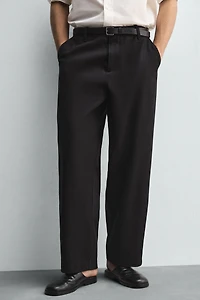 LYOCELL - COTTON BALLOON FIT PANTS