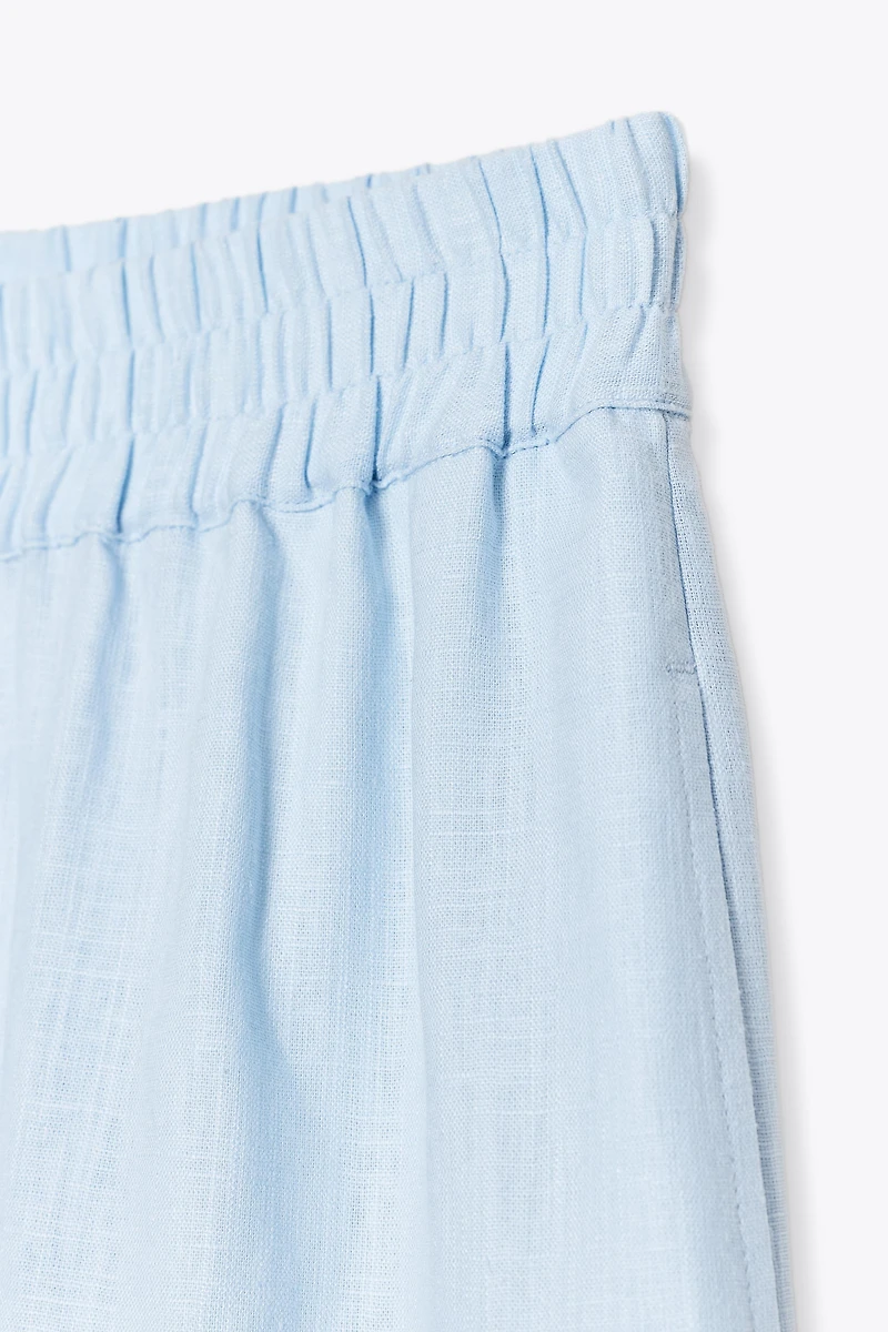 LINEN BOXER SHORTS