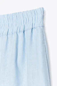 LINEN BOXER SHORTS