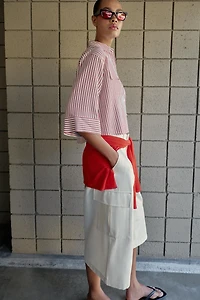 STRIPED LINEN SHIRT
