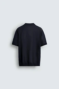 100% LINEN KNIT POLO SHIRT