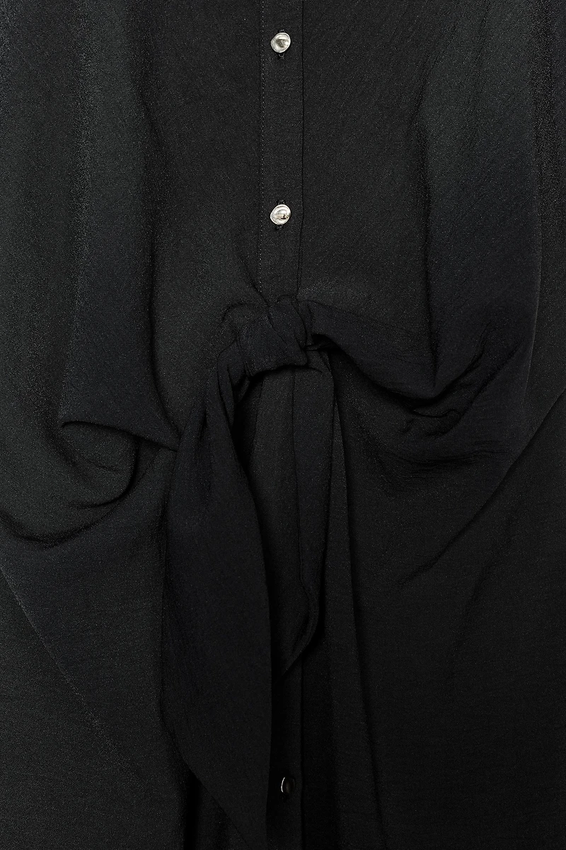 ROBE MI-LONGUE NŒUD