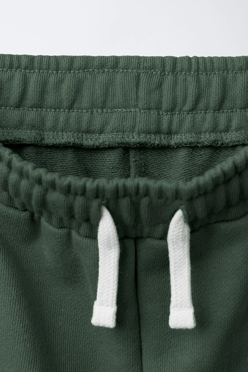CONTRAST PIPING BARREL PANTS
