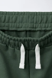 CONTRAST PIPING BARREL PANTS